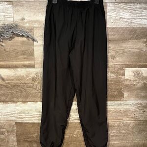 Men’s black Tail joggers with zip ankles - 31